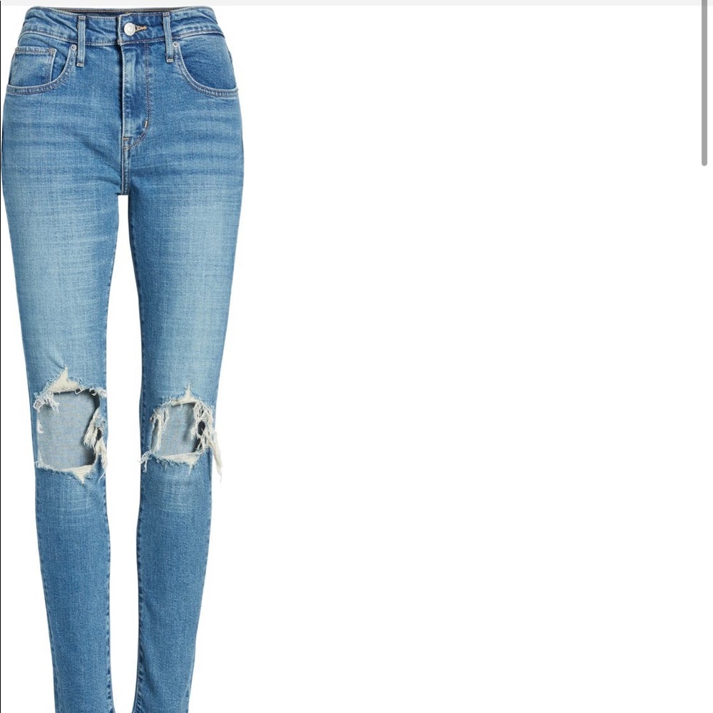 LEVIS ripped high waist jeans - Picture 3 of 3